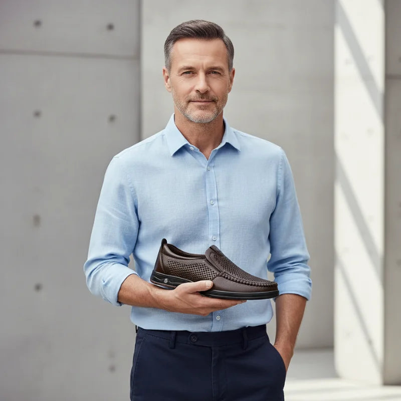 Brenton™ – Handcrafted Leather Moccasins for Timeless Style