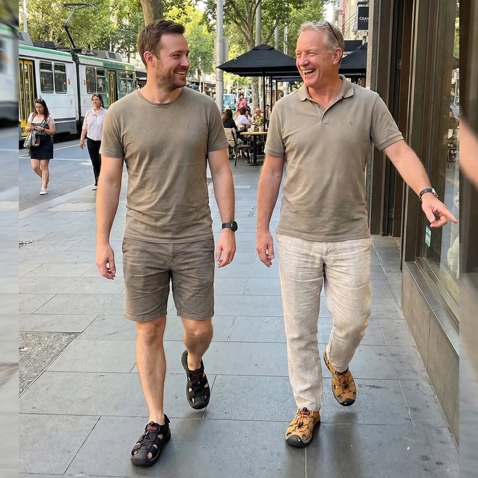 Nicht alle Sandalen sind gleich gebaut.