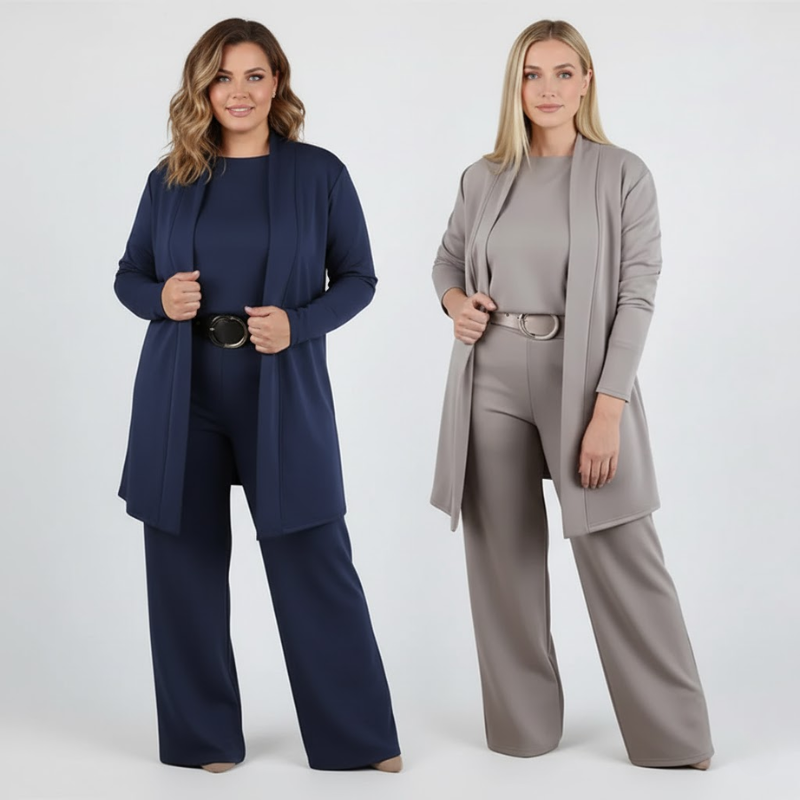 Elegant 3-Piece Set with a Flowing Fit – Lunara™