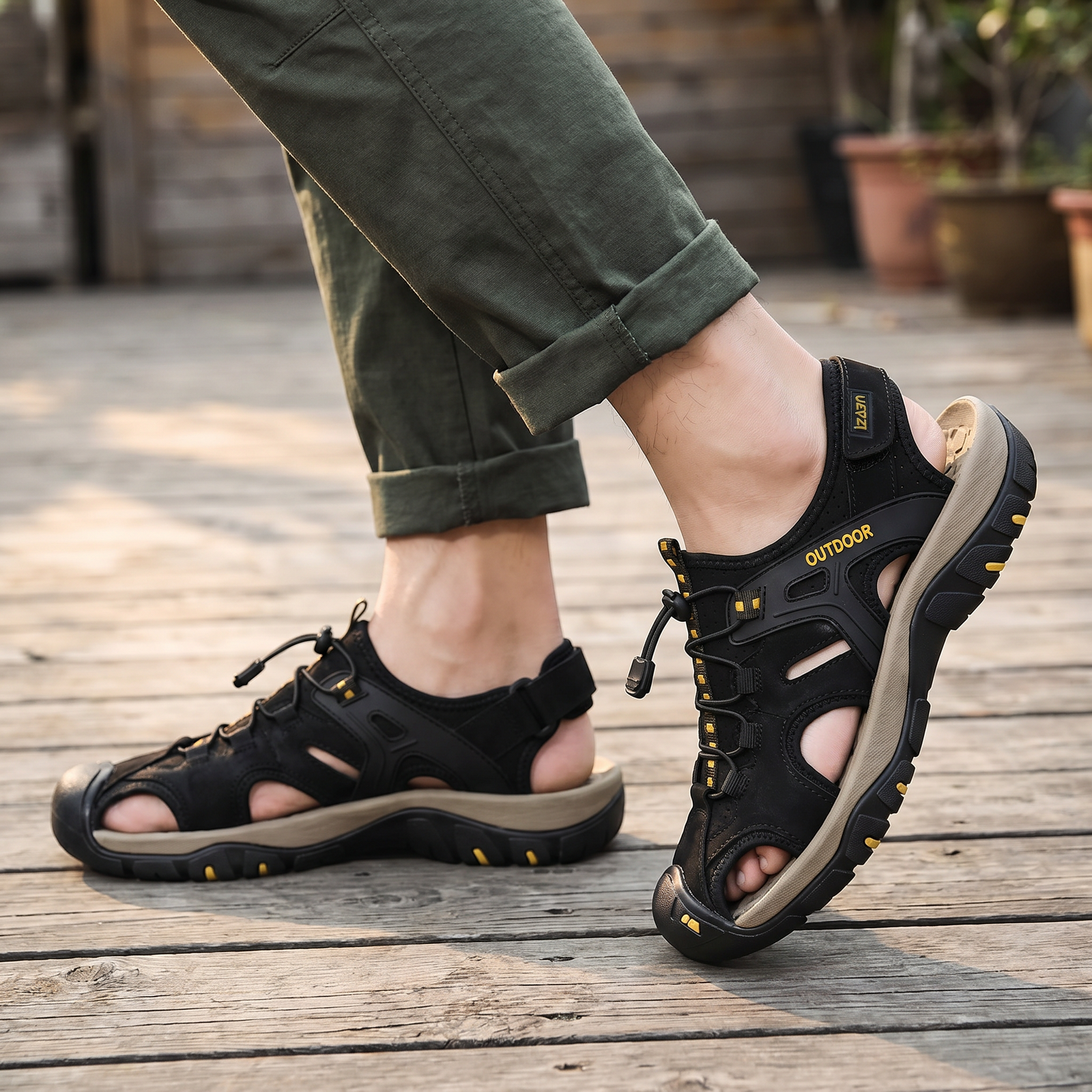 2. Toe protection without the weight and heat of safety shoes