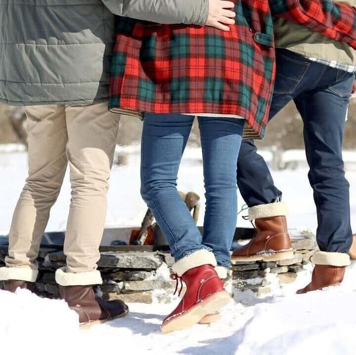 WASSERDICHTE POLARSTIEFEL AUS LEDER MIT WOLLFUTTER | Lupi