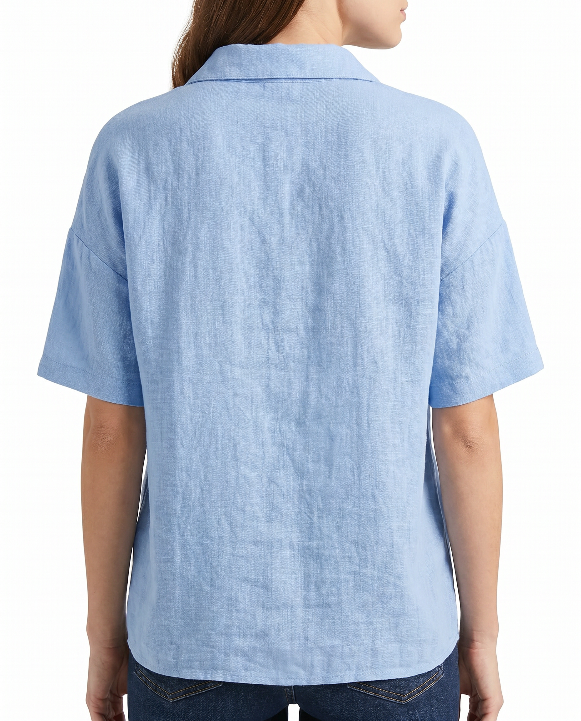 Malin — Linen Relaxed Fit Shirt with Classic Collar