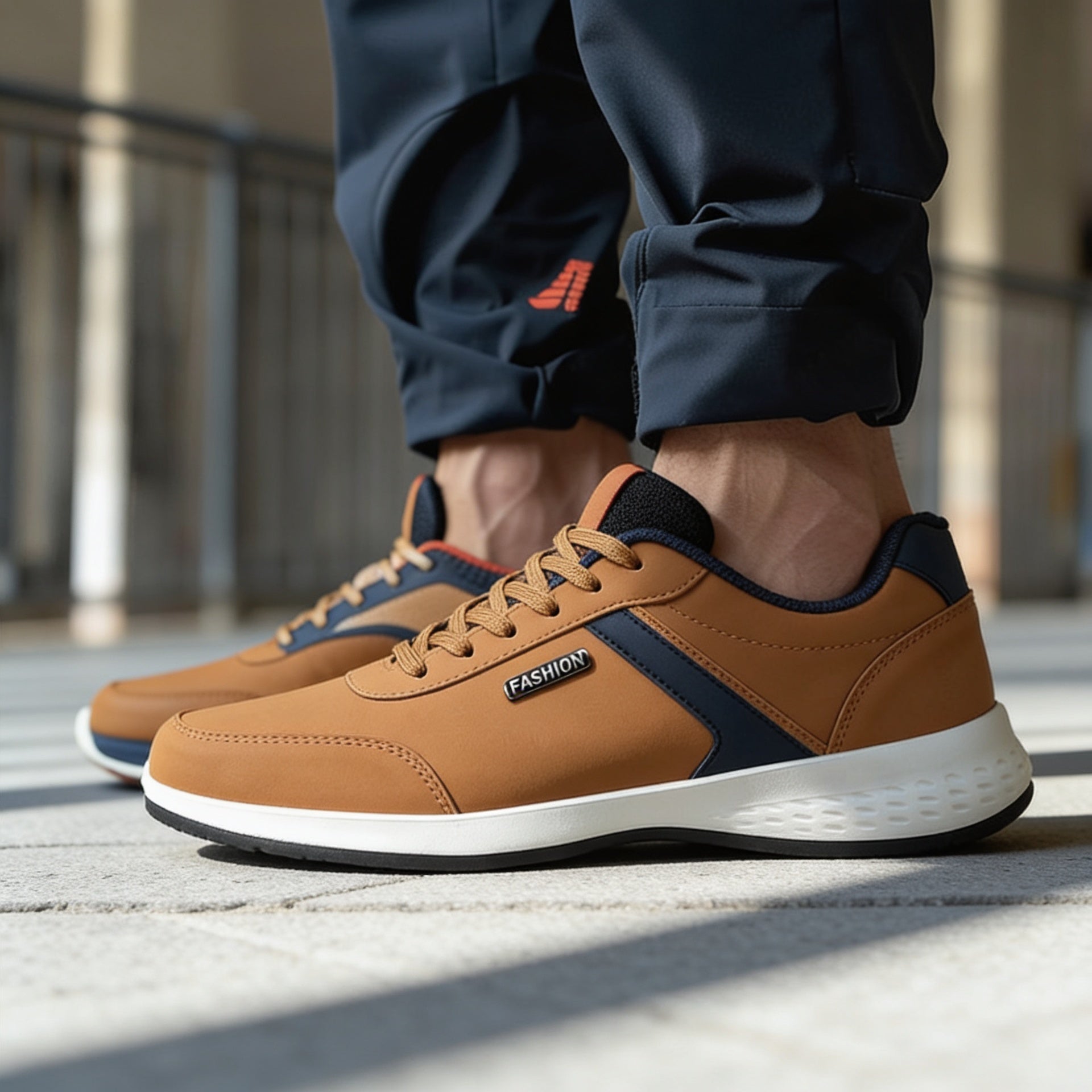 Ribbon — Stripe-Detailed Sneaker for Daily Wear
