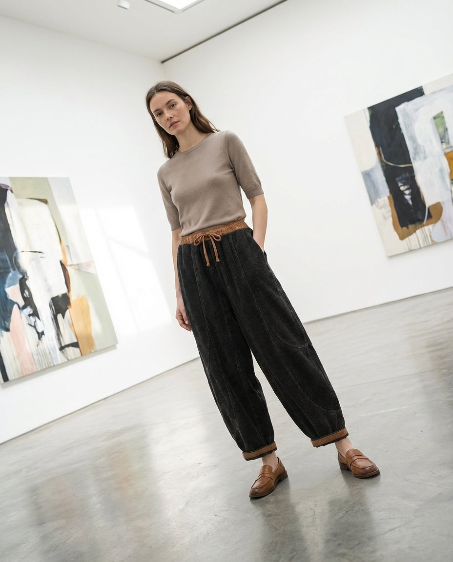 ZenWarm™ – Thermal fleece-lined harem pants