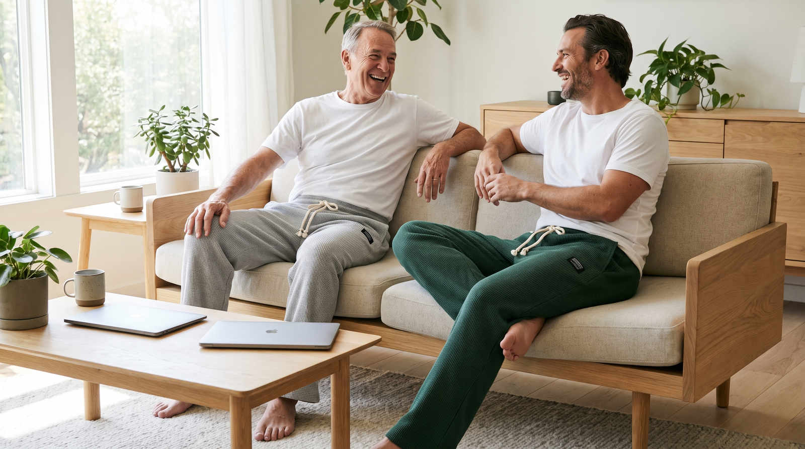 7. Launch pricing — 40% below comparable tailored loungewear, limited first-run stock